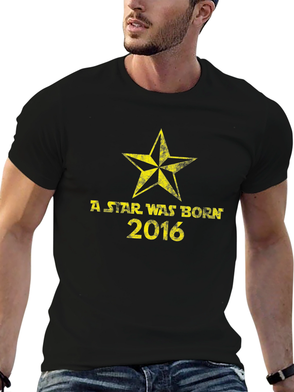 A Star Was Born 2016 Black T-Shirt
