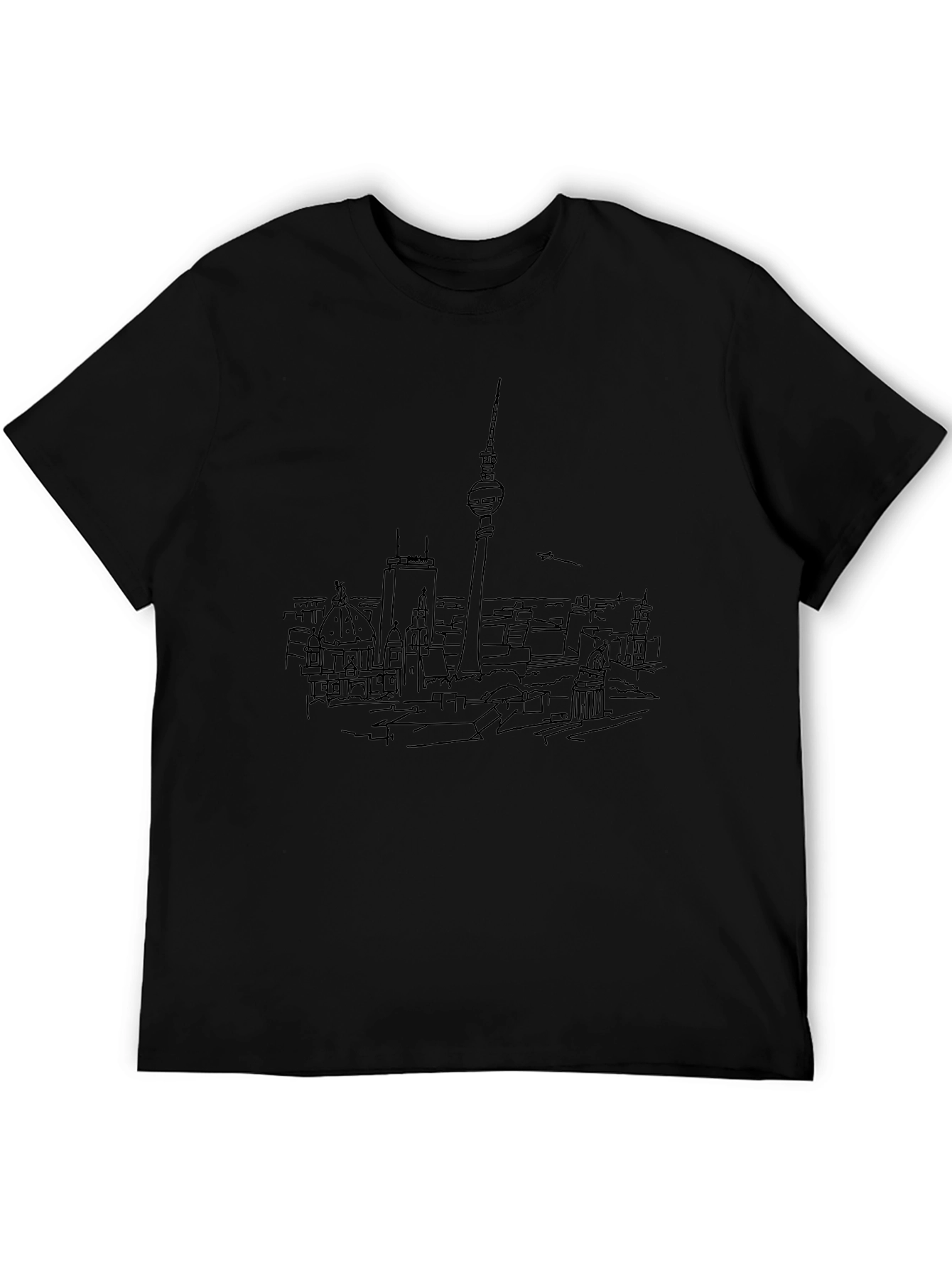 Berlin Skyline Tee - Unique Cityscape Design