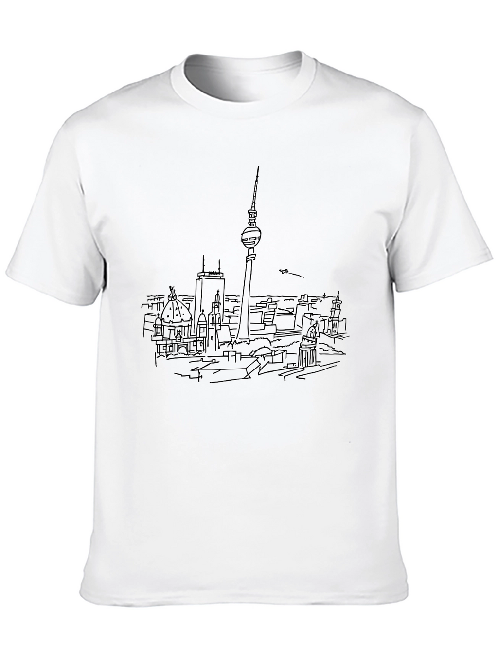 Berlin Skyline Tee - Unique Cityscape Design