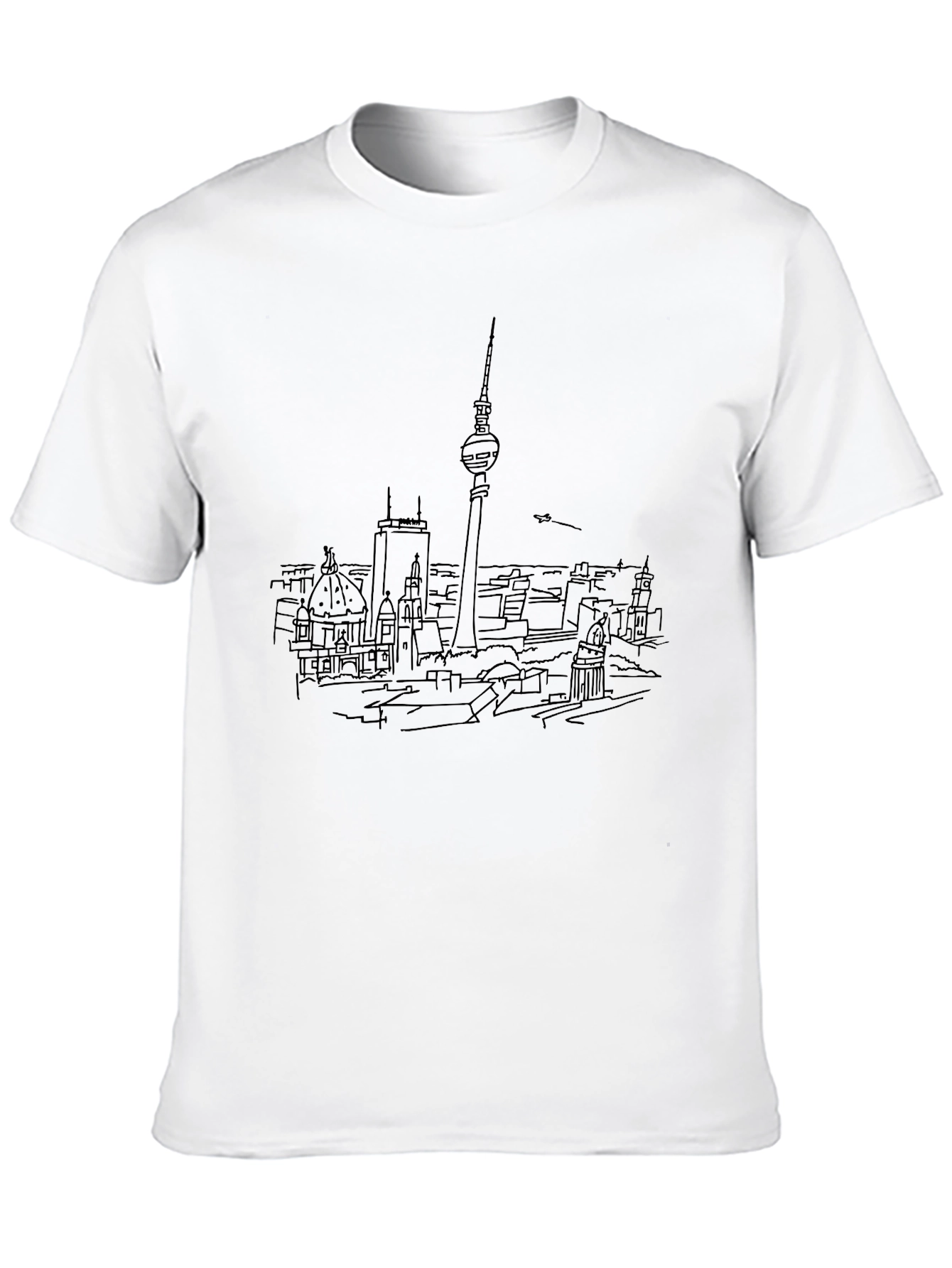 Berlin Skyline Tee - Unique Cityscape Design