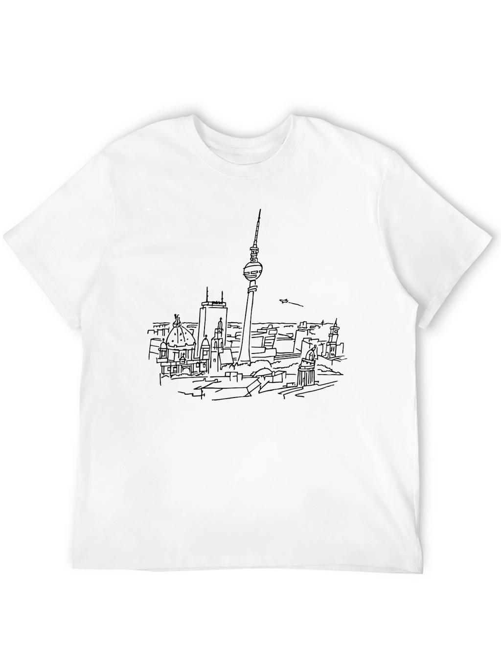 Berlin Skyline Tee - Unique Cityscape Design
