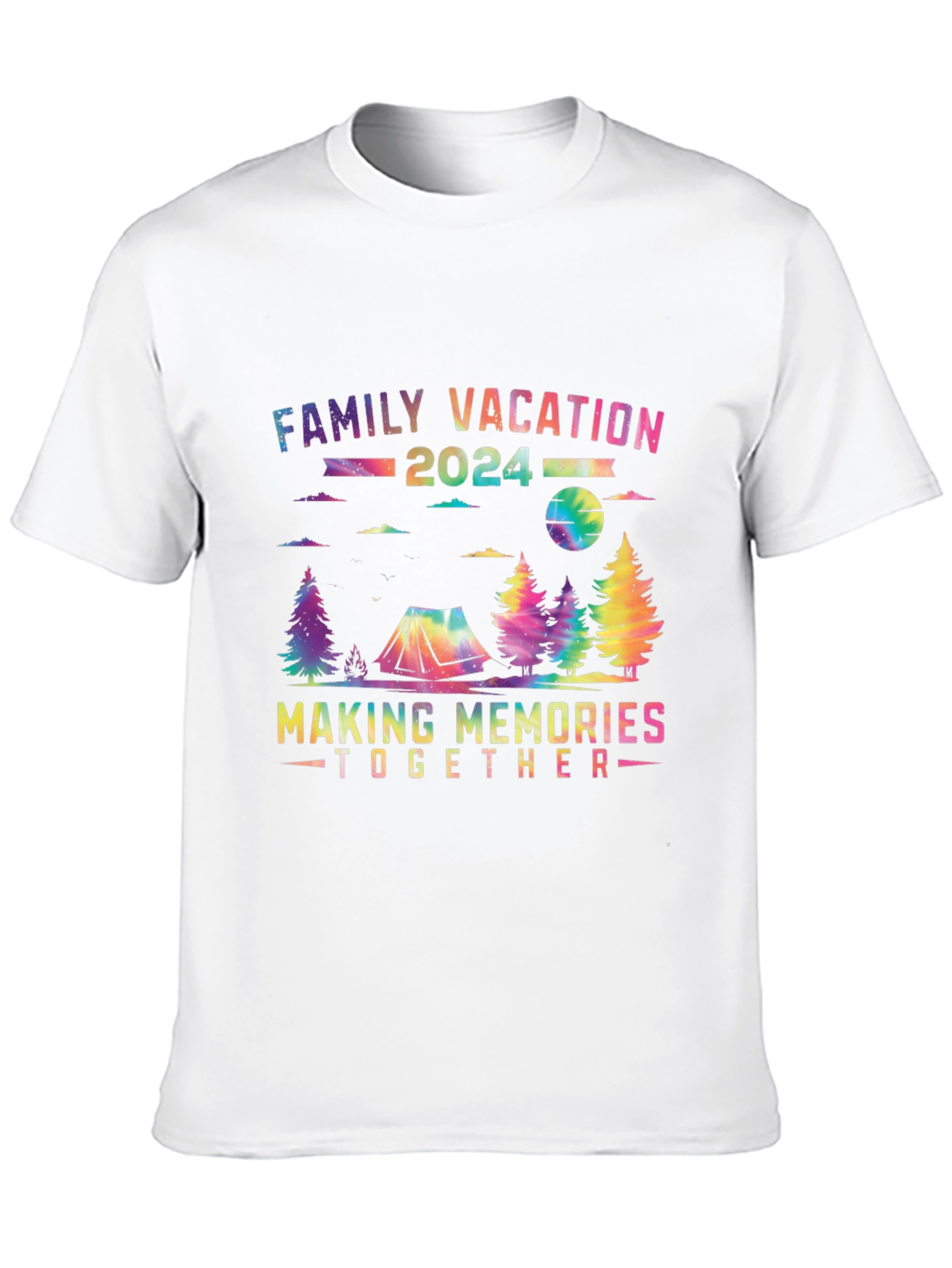 Family Vacation 2024 Tie Dye T-Shirt