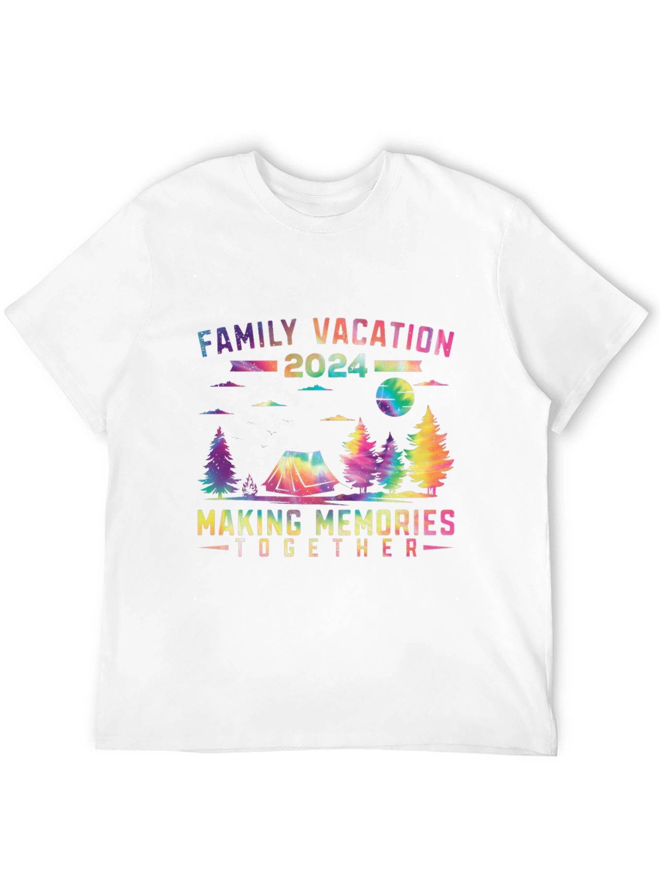 Family Vacation 2024 Tie Dye T-Shirt