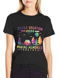 Family Vacation 2024 Tie Dye T-Shirt