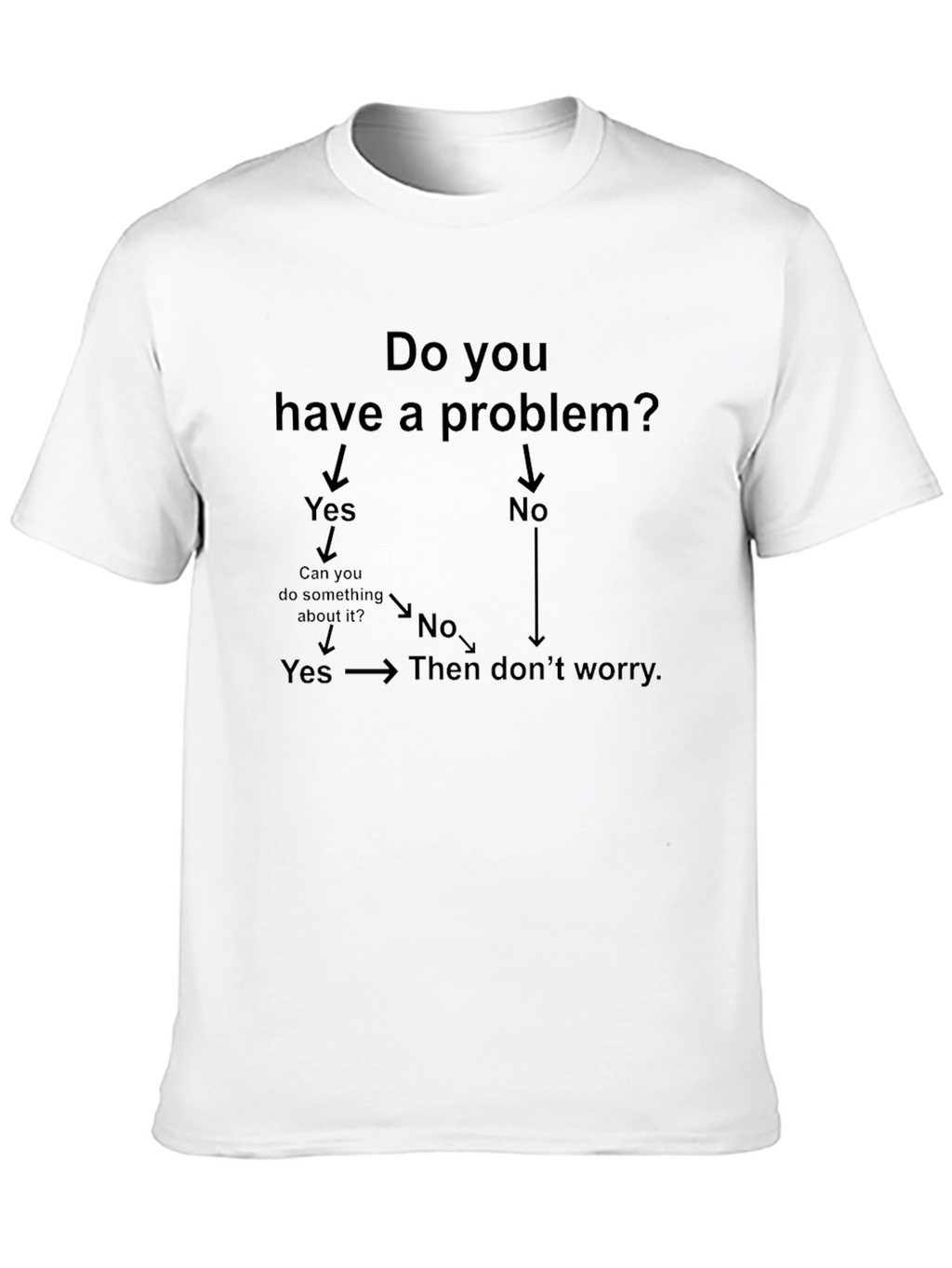 Problem Solving T-Shirt - Funny Flowchart Tee