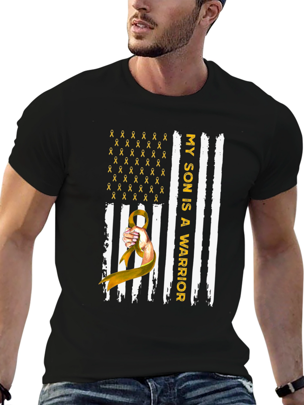 My Son Is A Warrior Awareness Ribbon T-Shirt