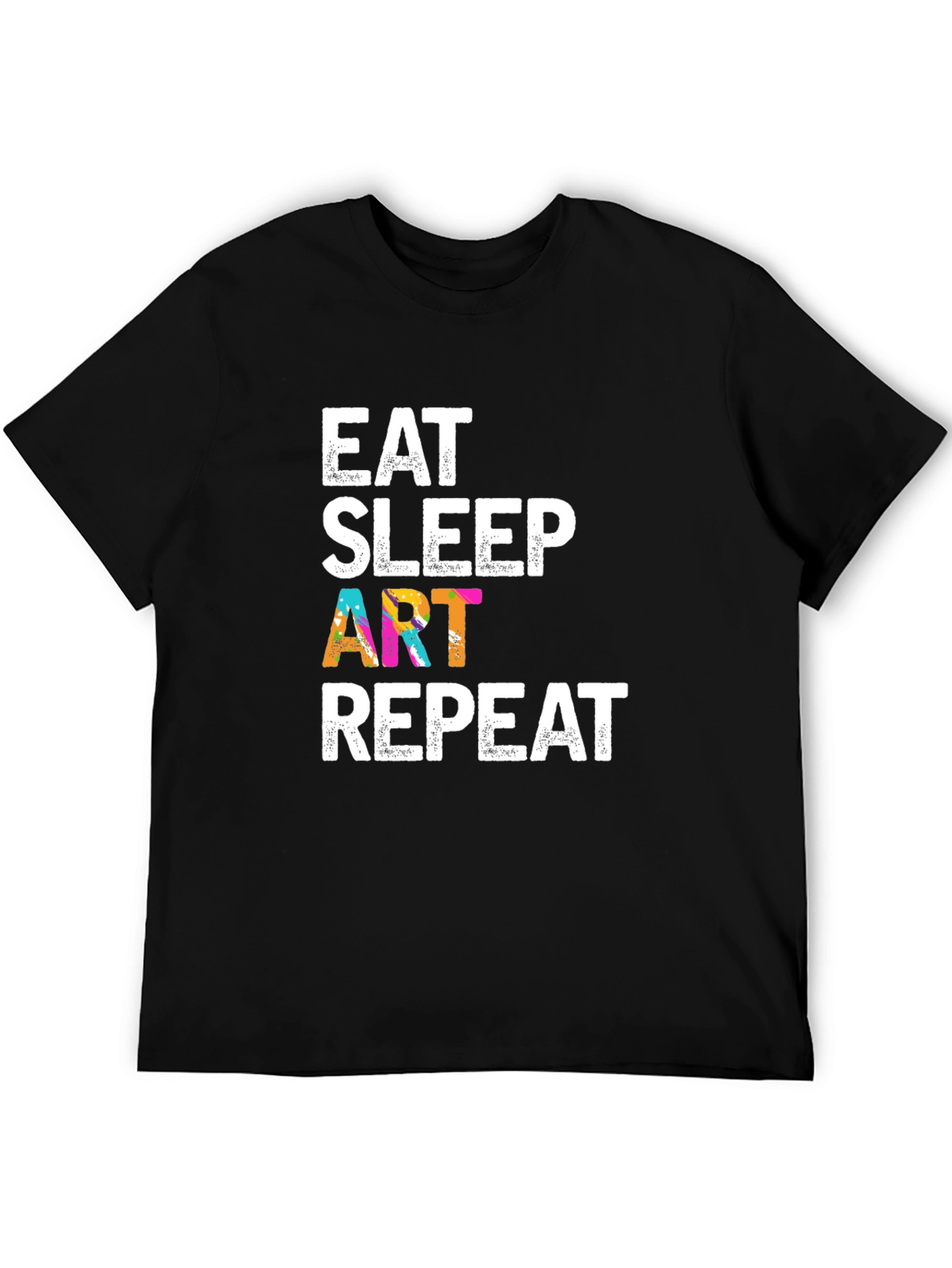 Eat Sleep Art Repeat Graphic T-Shirt