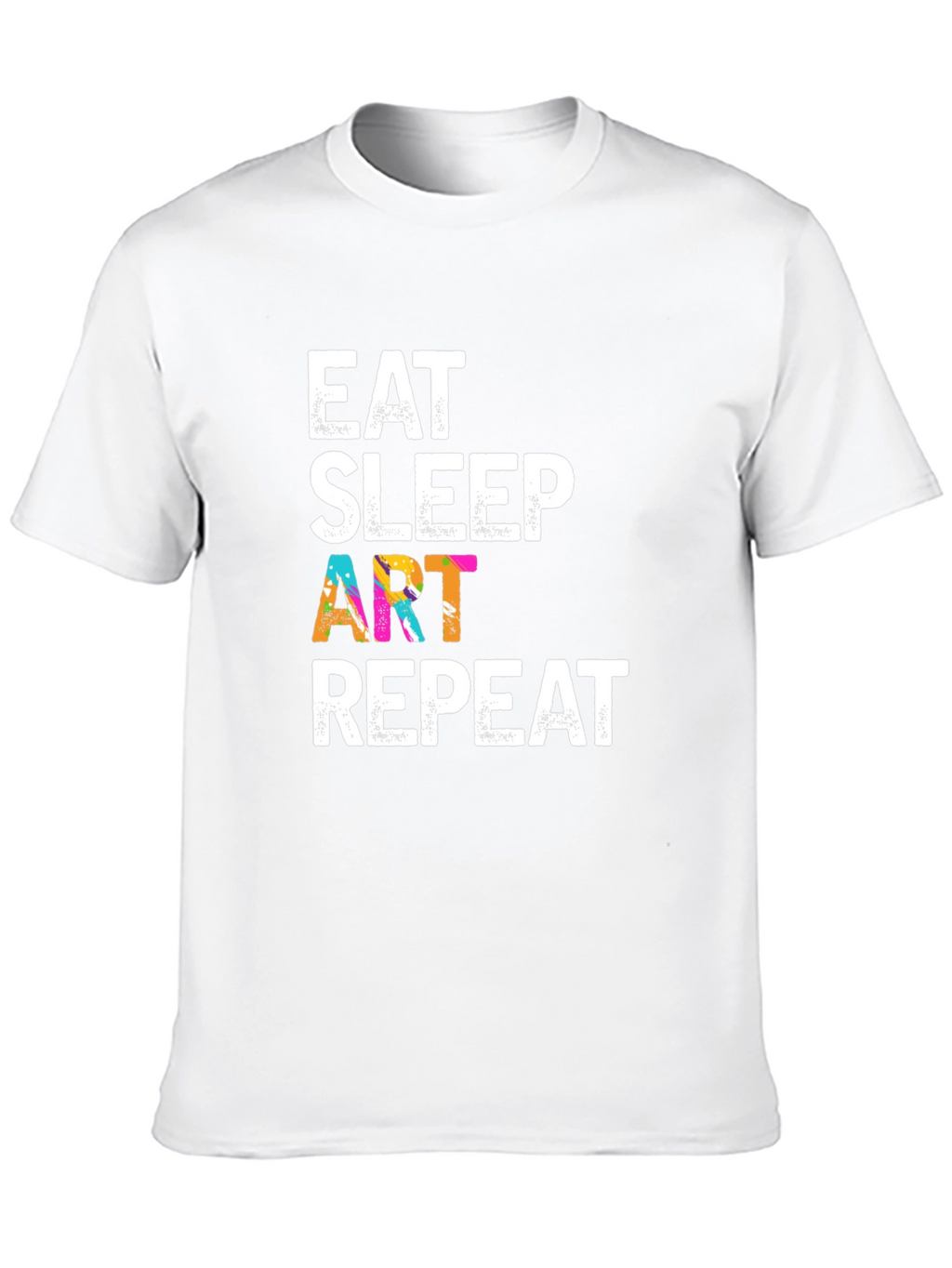 Eat Sleep Art Repeat Graphic T-Shirt