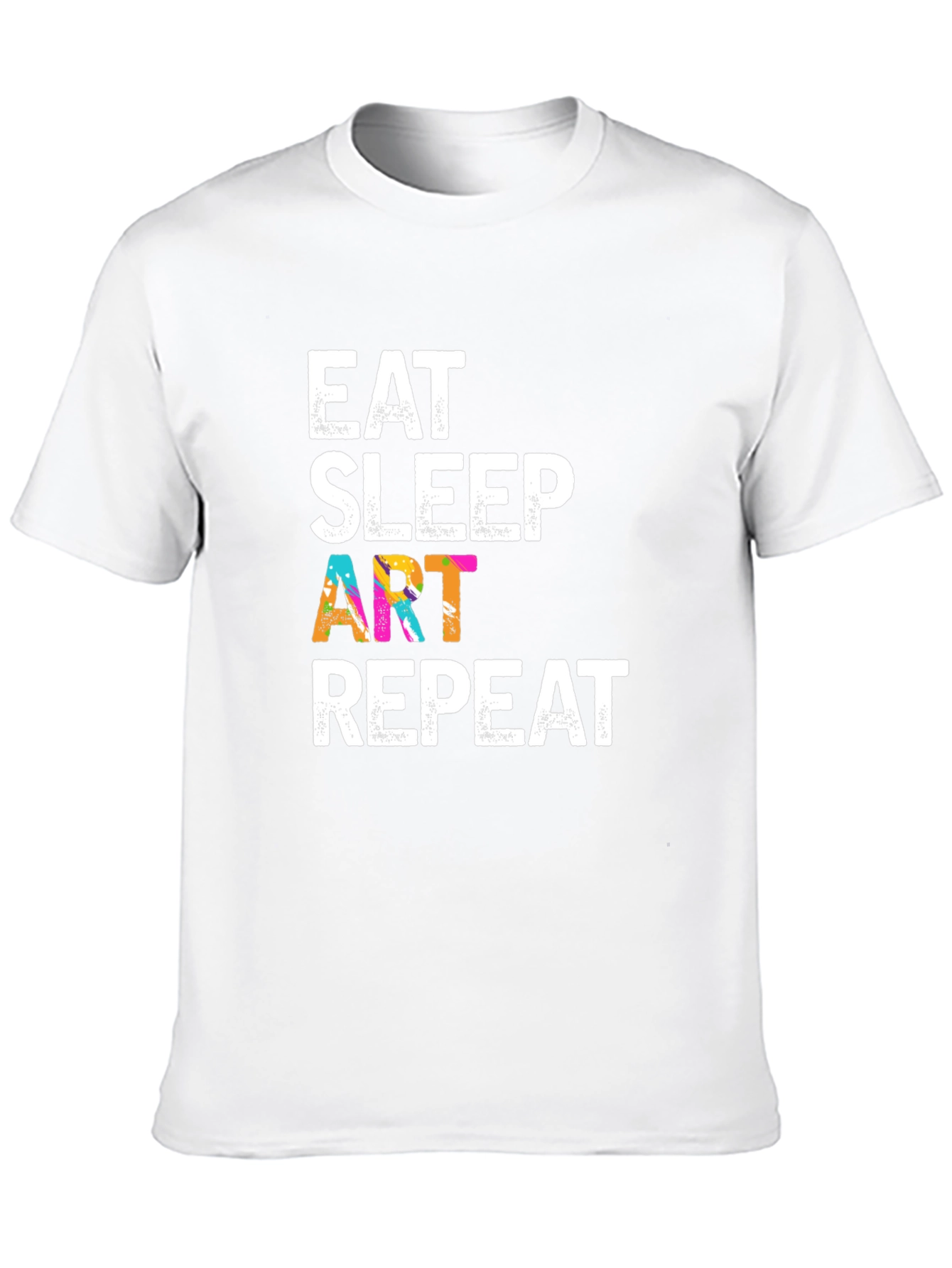 Eat Sleep Art Repeat Graphic T-Shirt