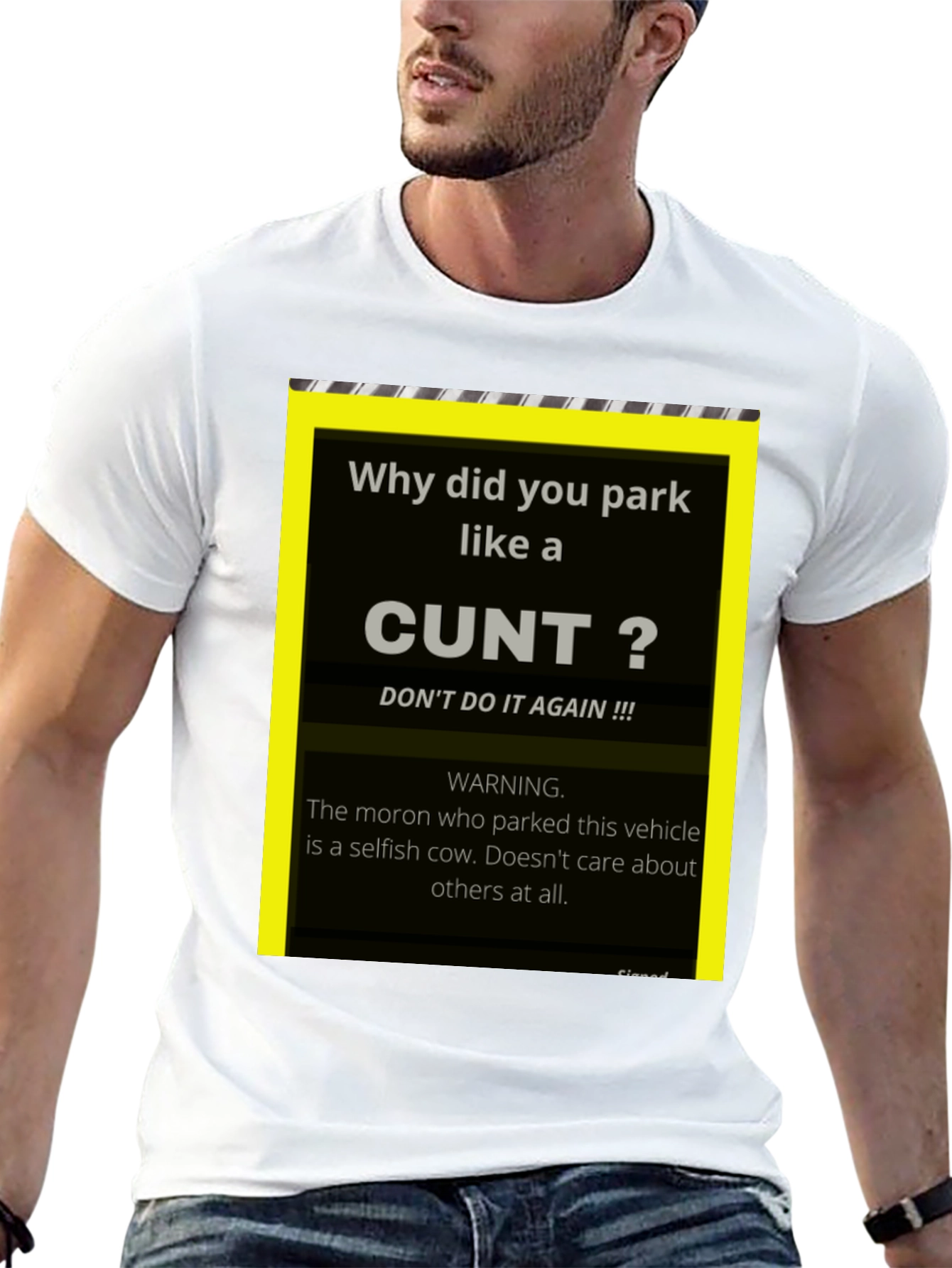 Offensive Parking Humor T-Shirt