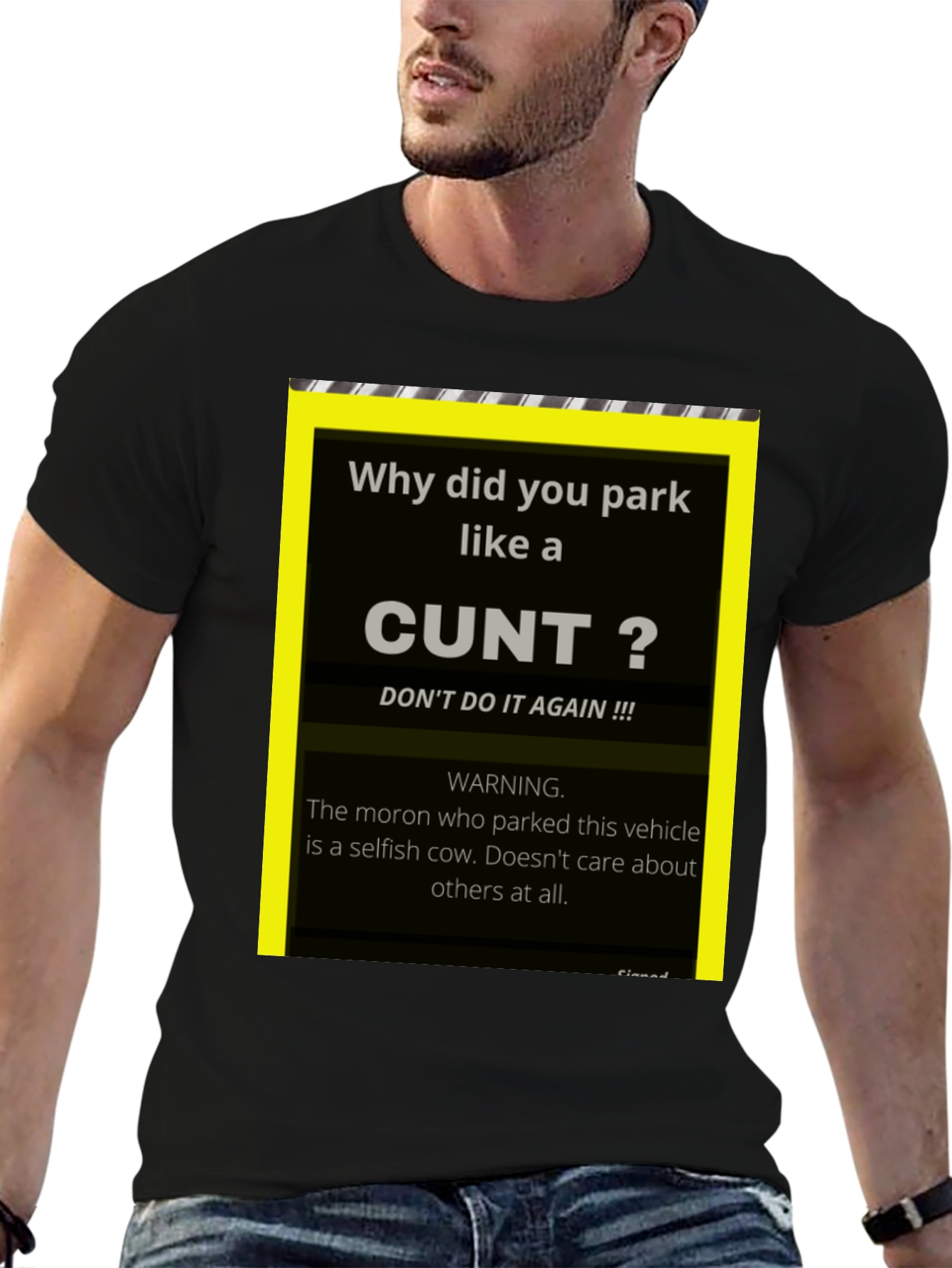 Offensive Parking Humor T-Shirt