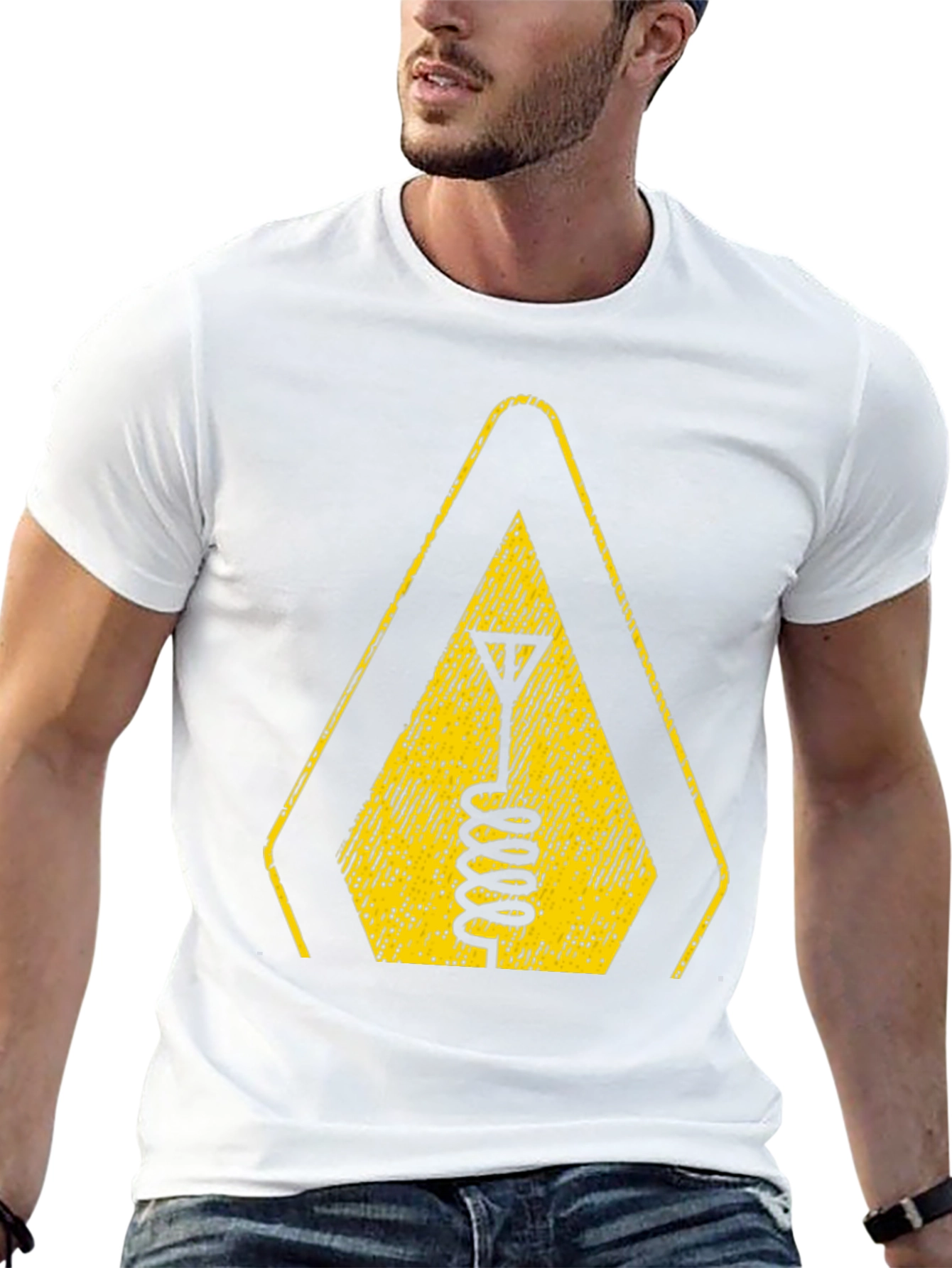 Warning Antenna T-Shirt - Black Tee