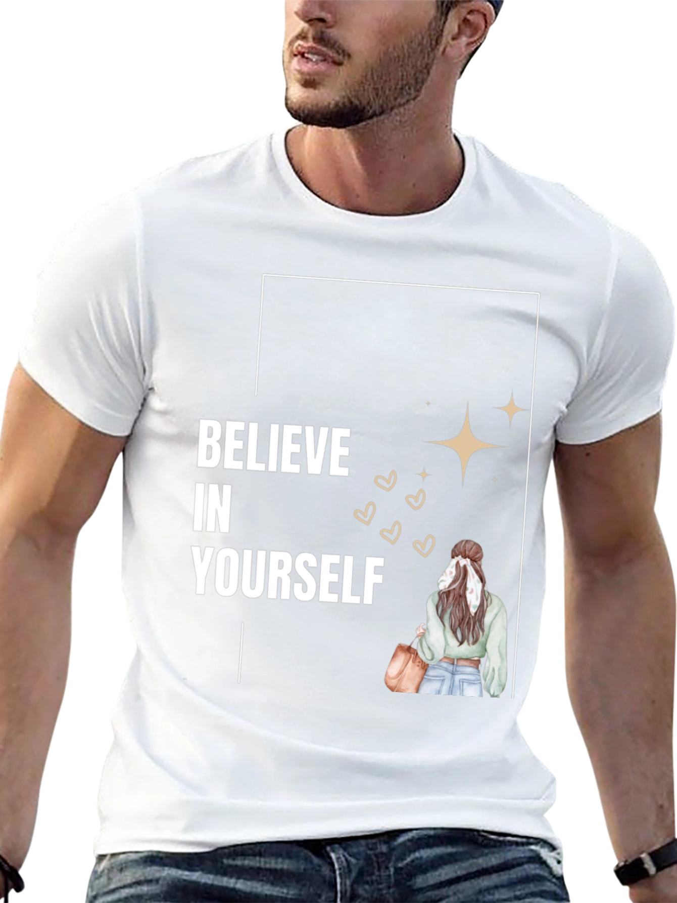 Believe In Yourself T-Shirt - Stylish Graphic Tee