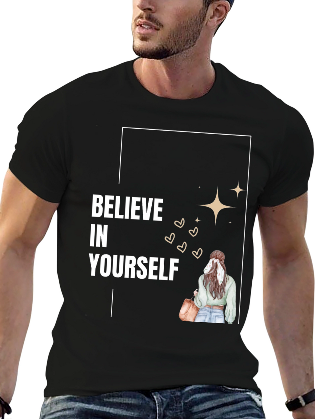 Believe In Yourself T-Shirt - Stylish Graphic Tee