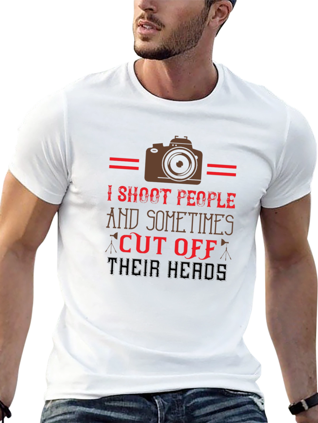 Photographer Humor T-Shirt - I Shoot People
