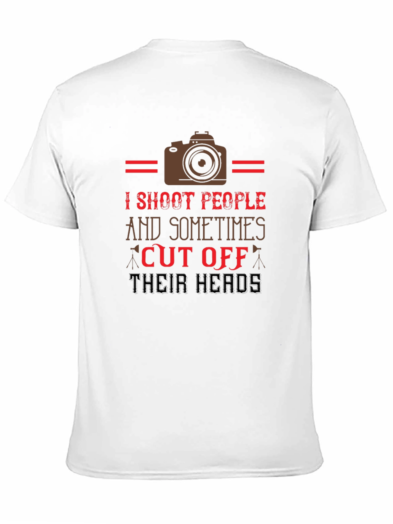 Photographer Humor T-Shirt - I Shoot People