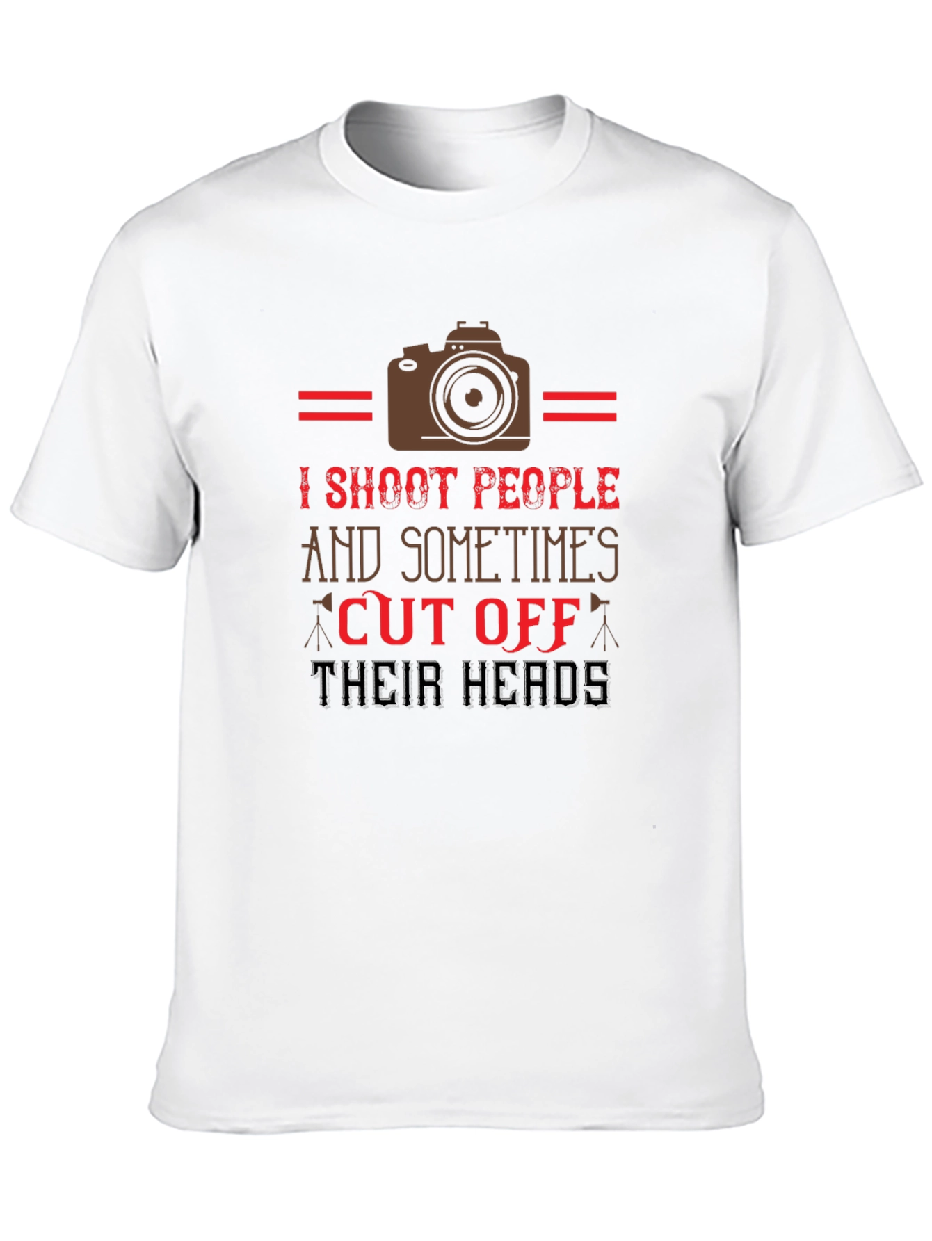 Photographer Humor T-Shirt - I Shoot People