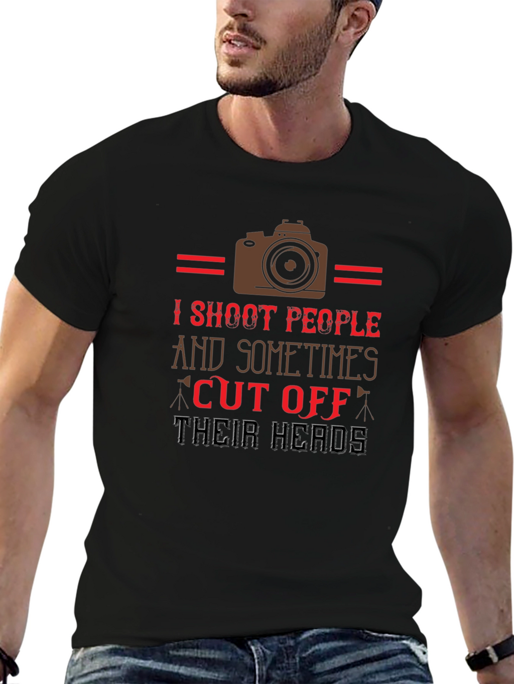 Photographer Humor T-Shirt - I Shoot People
