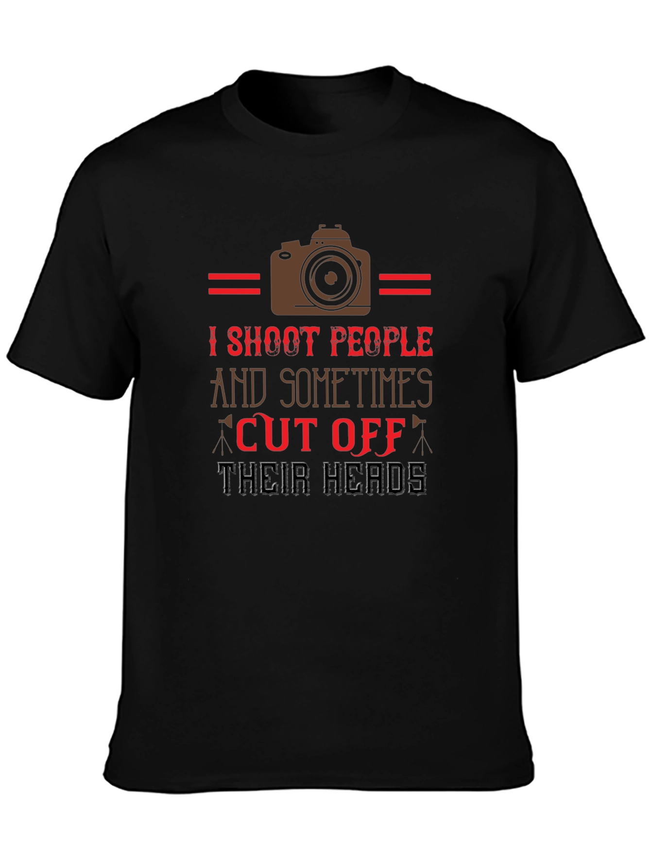 Photographer Humor T-Shirt - I Shoot People
