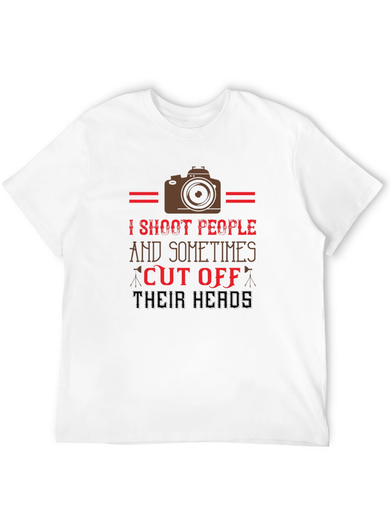 Photographer Humor T-Shirt - I Shoot People