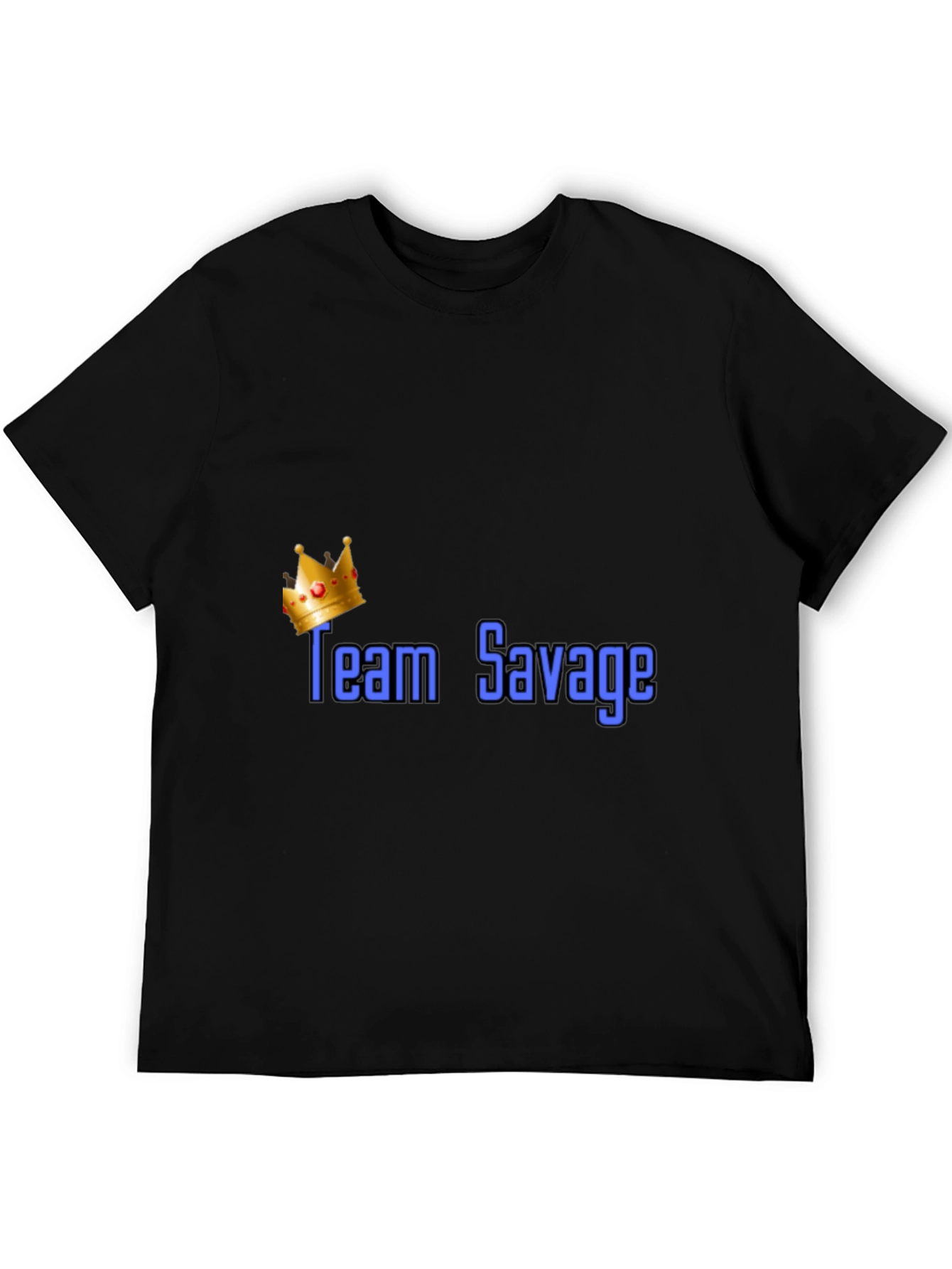 Team Savage Crown Graphic T-Shirt - Black