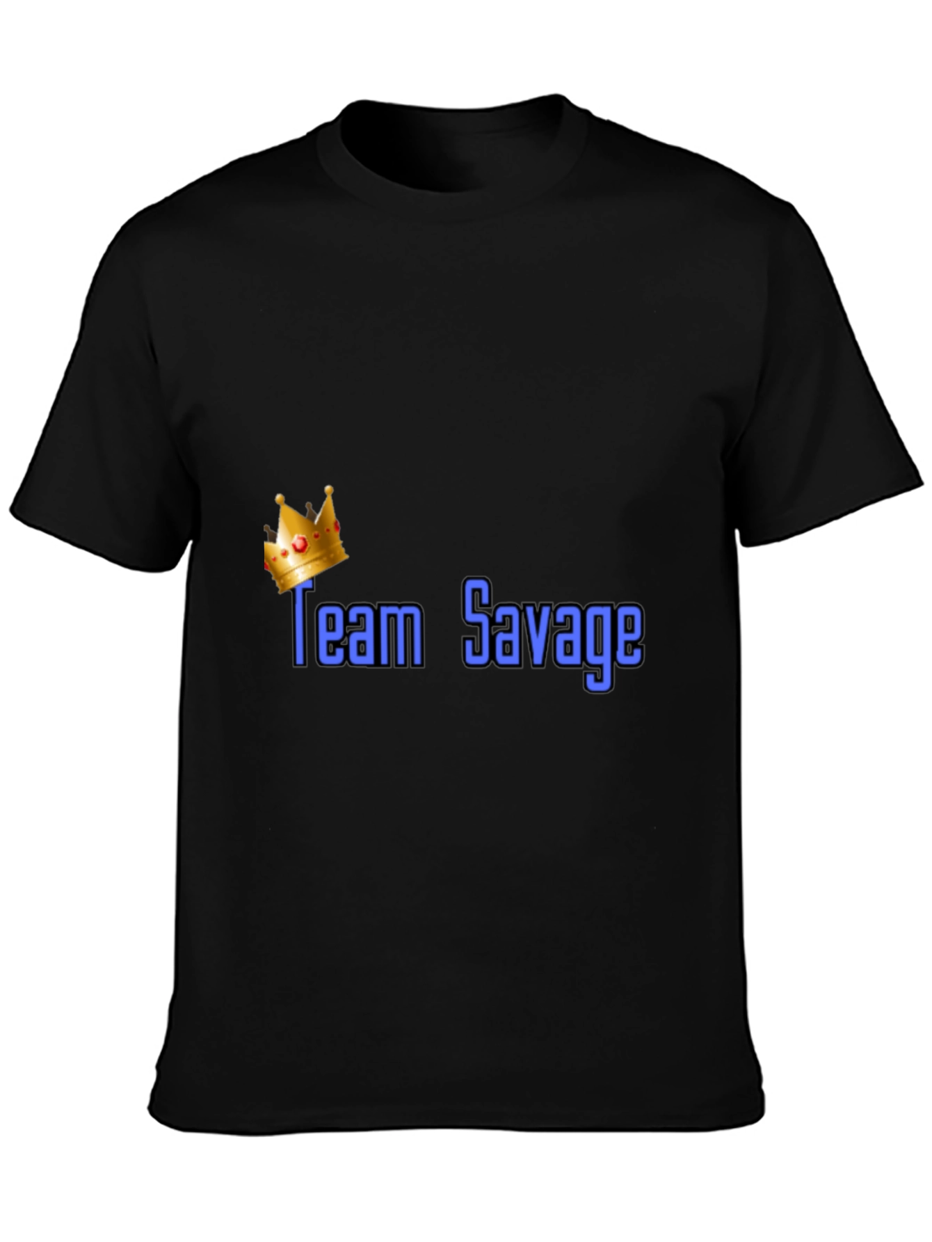 Team Savage Crown Graphic T-Shirt - Black