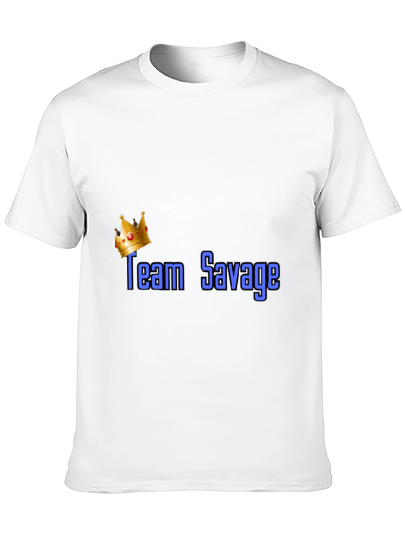 Team Savage Crown Graphic T-Shirt - Black