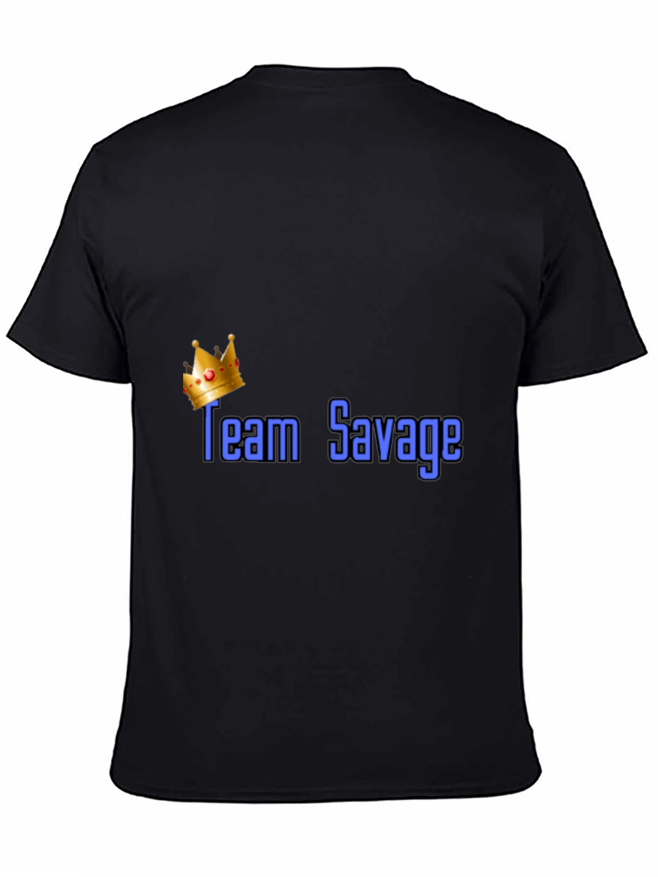 Team Savage Crown Graphic T-Shirt - Black