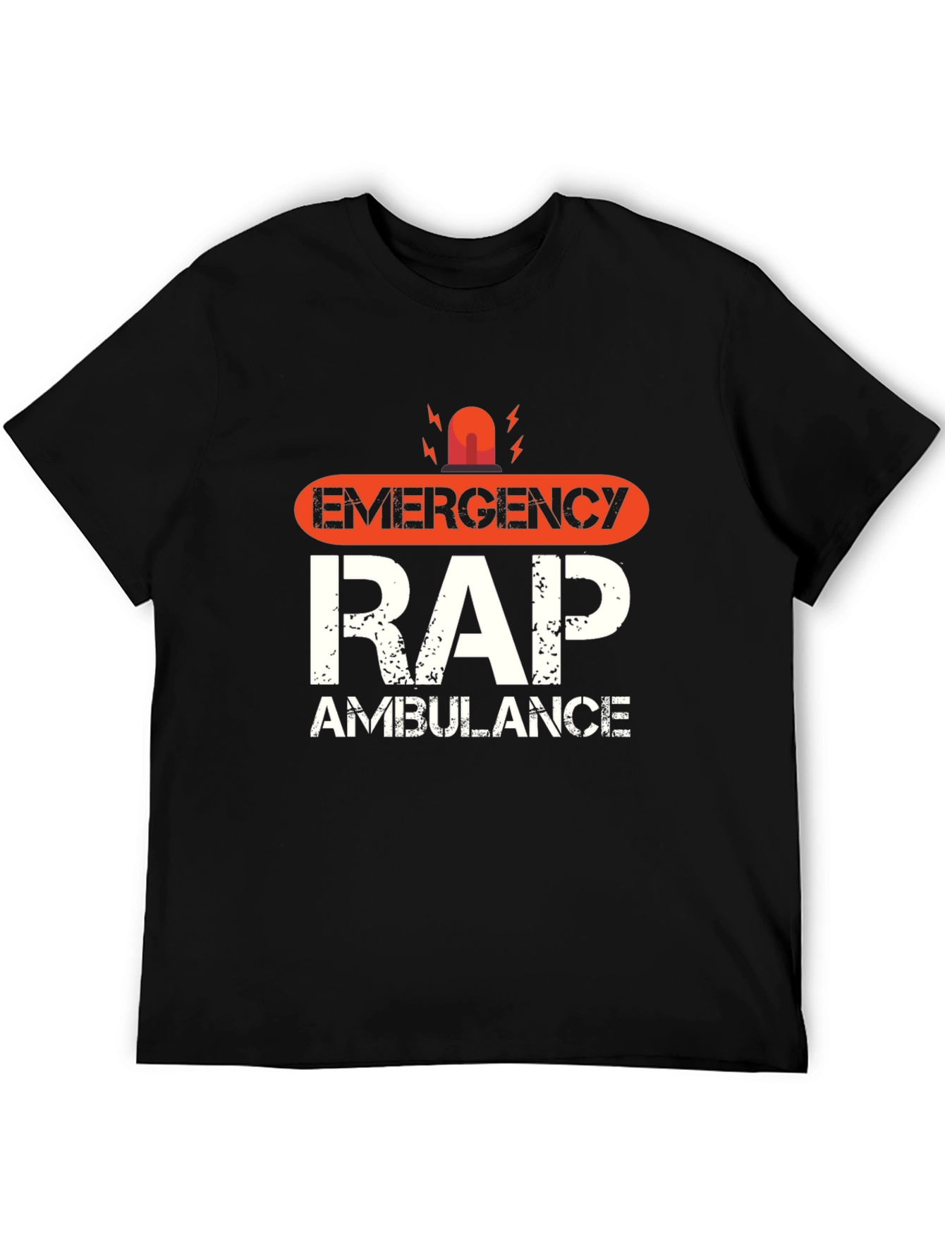 Emergency Rap Ambulance Graphic T-Shirt