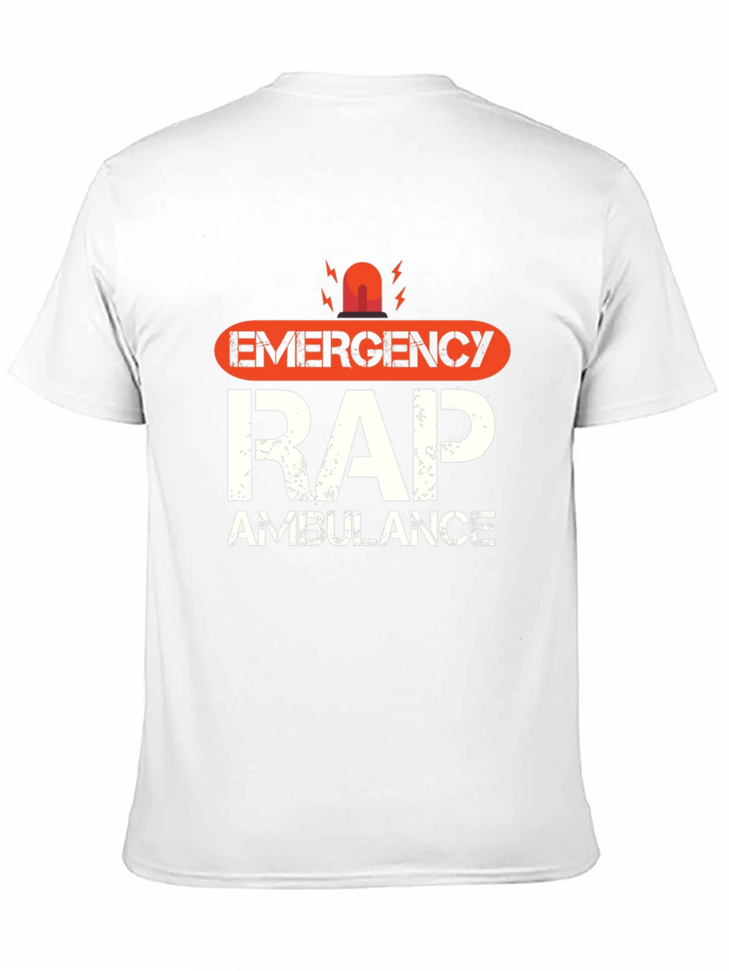 Emergency Rap Ambulance Graphic T-Shirt
