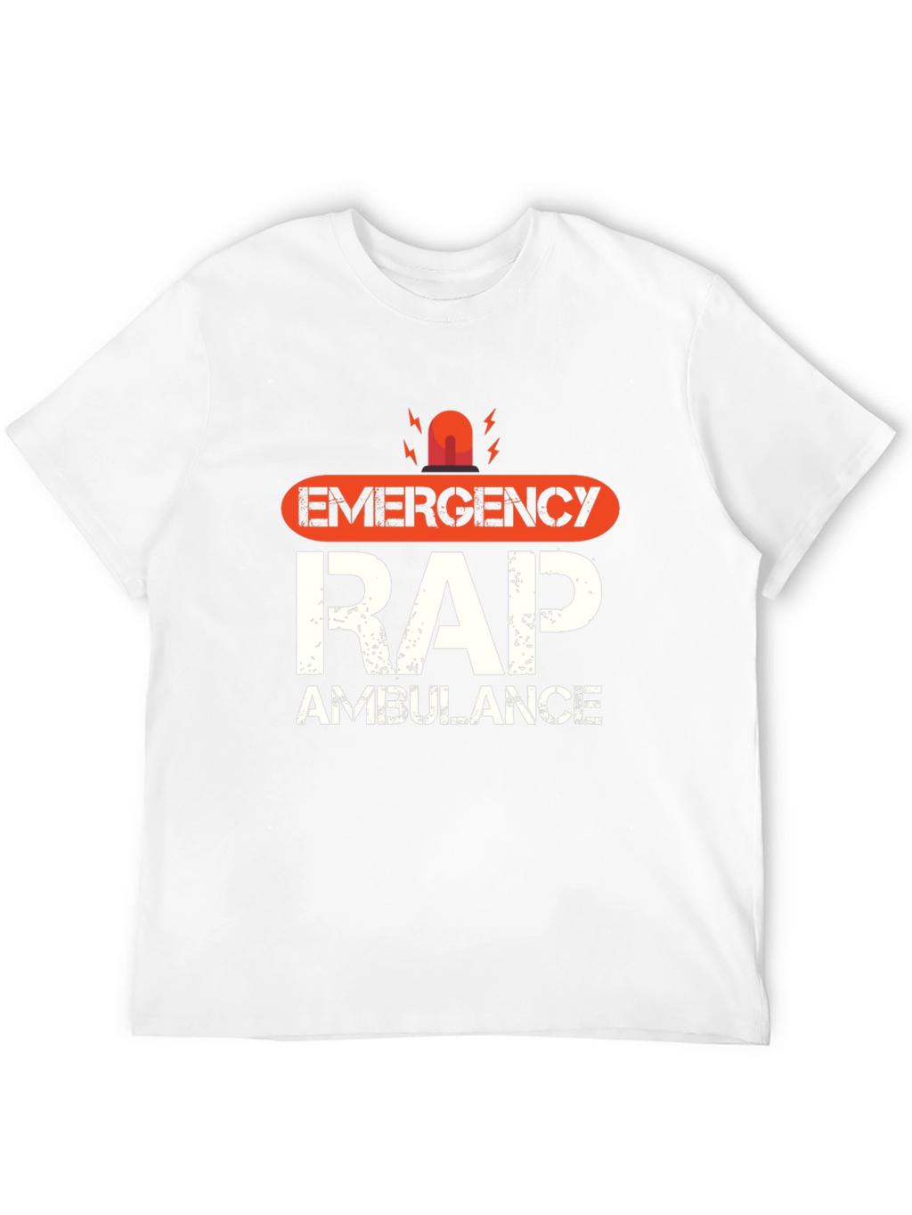 Emergency Rap Ambulance Graphic T-Shirt