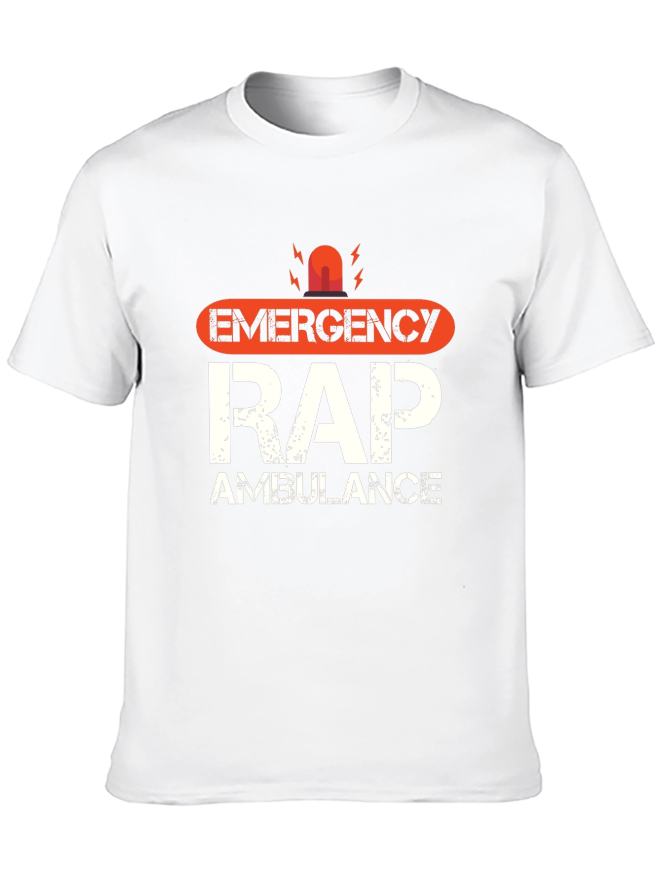 Emergency Rap Ambulance Graphic T-Shirt