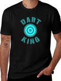 Dart King Graphic T-Shirt - Cool Design
