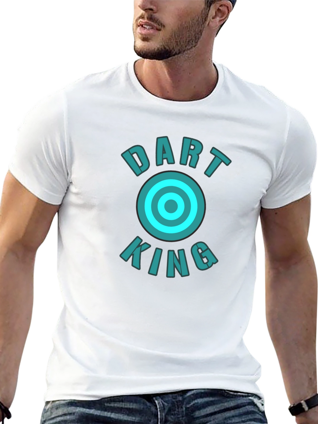 Dart King Graphic T-Shirt - Cool Design