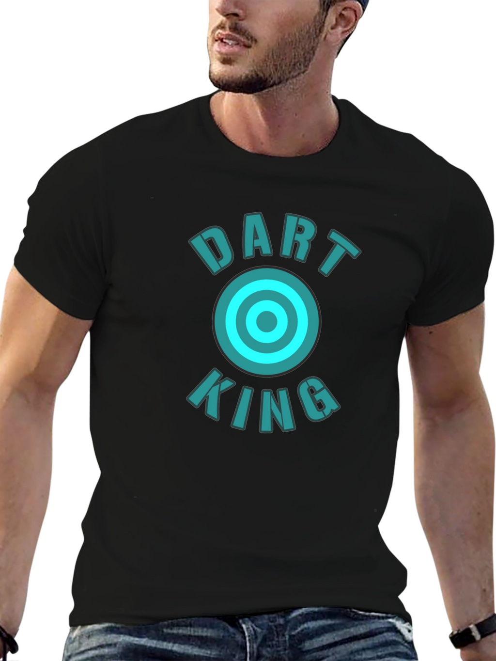 Dart King Graphic T-Shirt - Cool Design