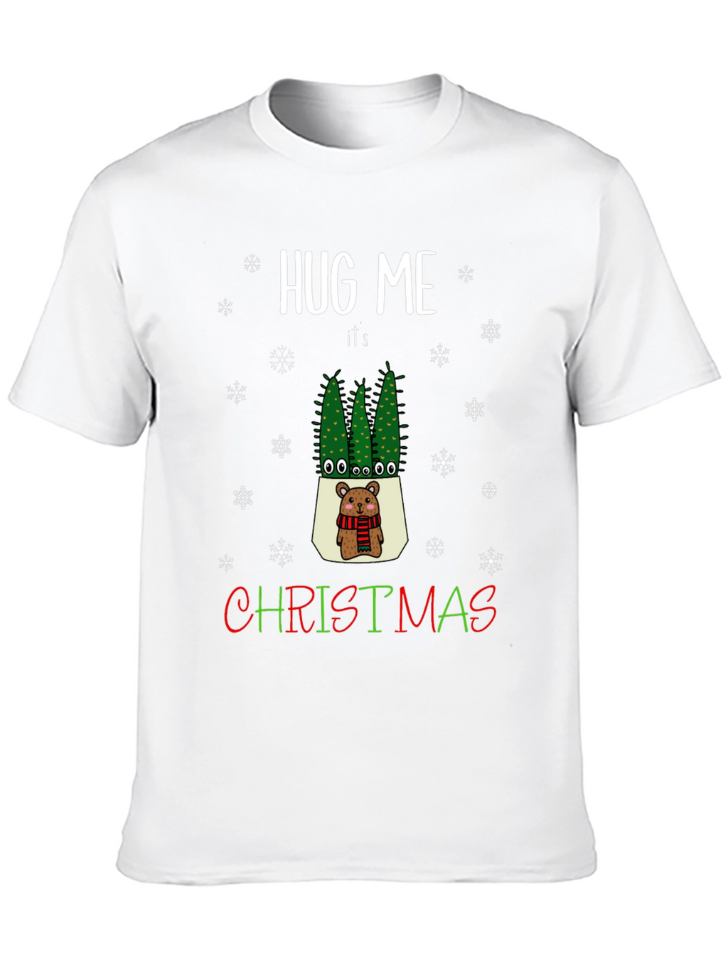 Hug Me Its Christmas Graphic Tee