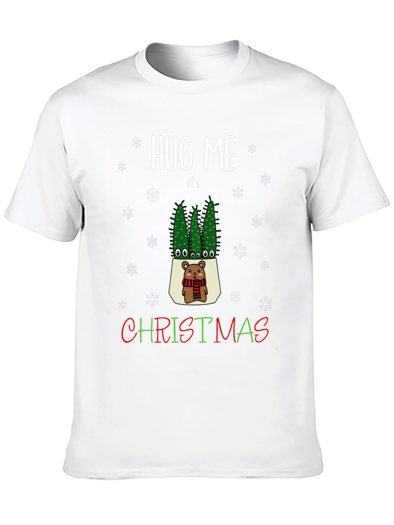 Hug Me Its Christmas Graphic Tee