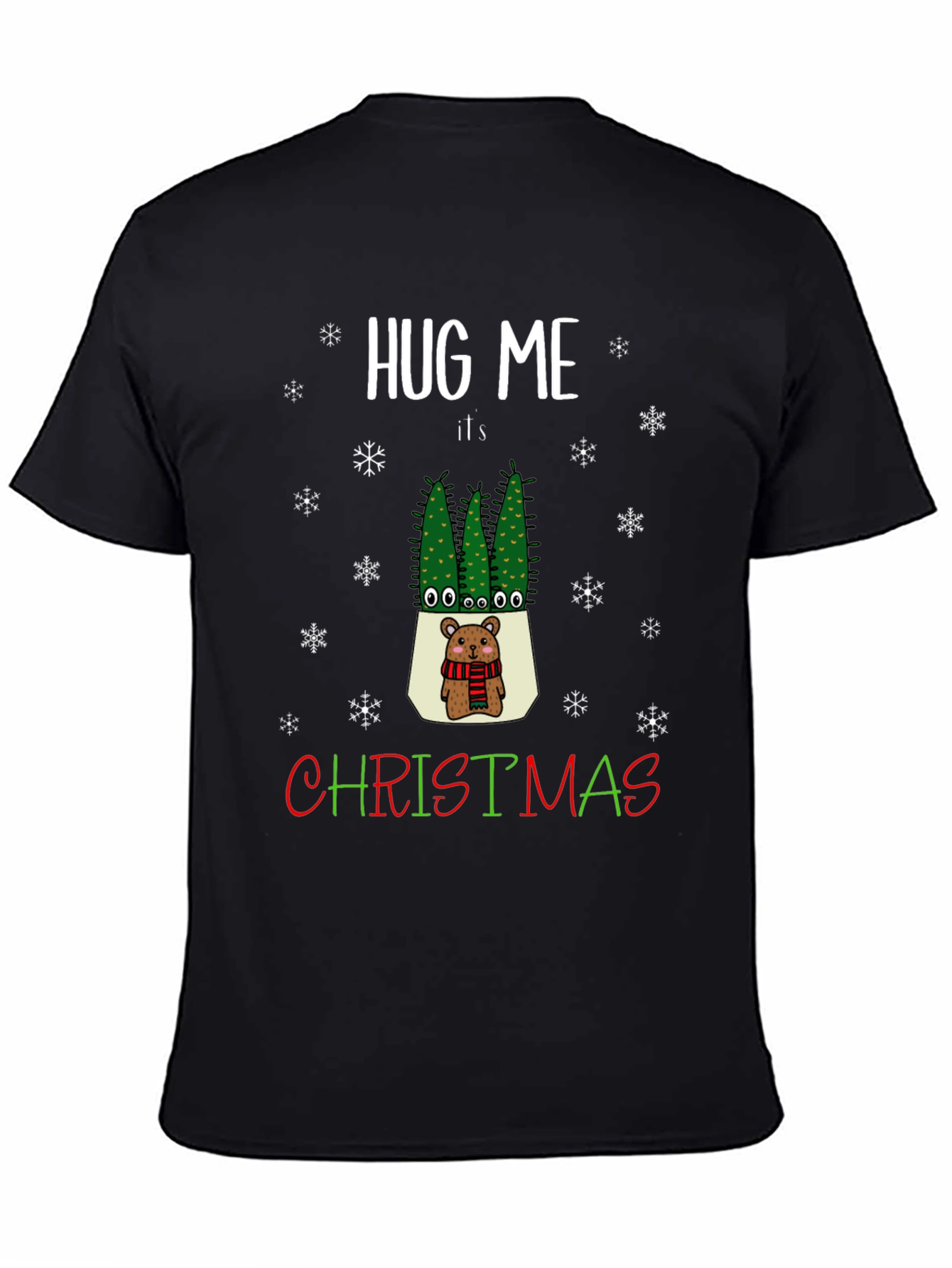 Hug Me Its Christmas Graphic Tee