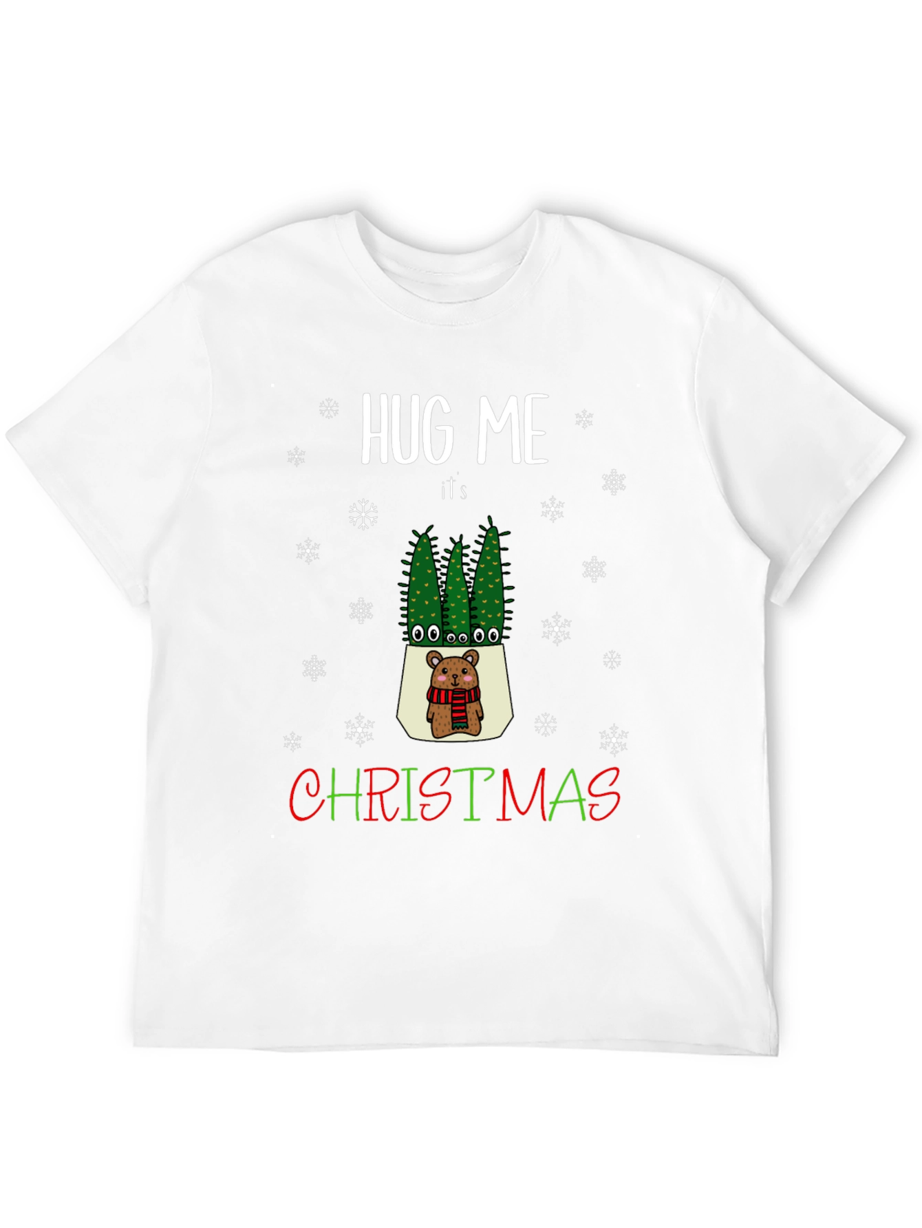 Hug Me Its Christmas Graphic Tee