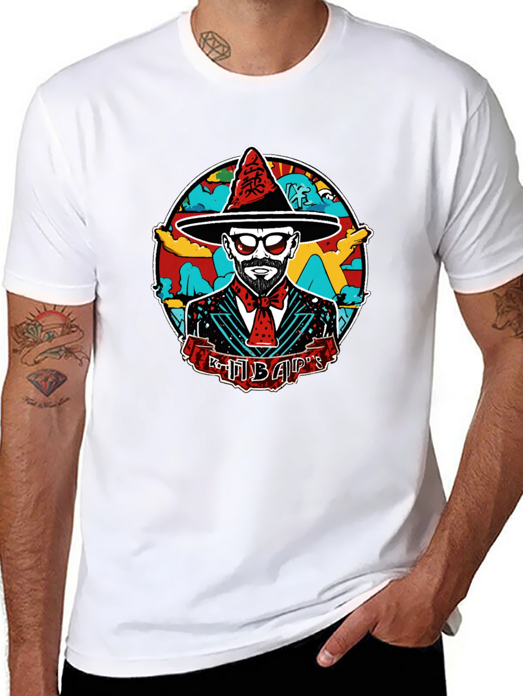 Hipster Mariachi T-Shirt Cool Novelty Graphic Tee