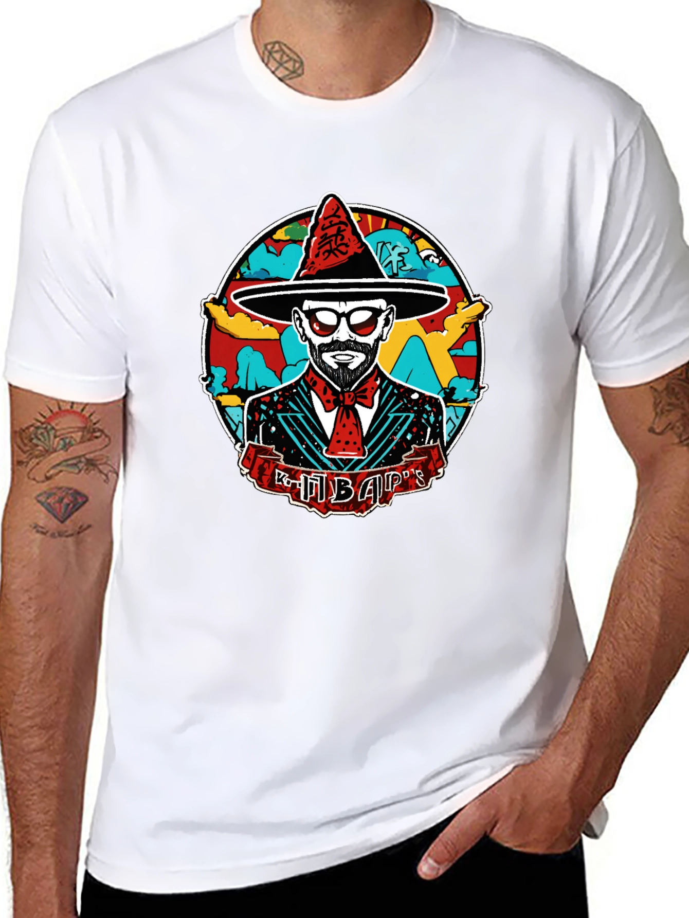 Hipster Mariachi T-Shirt Cool Novelty Graphic Tee
