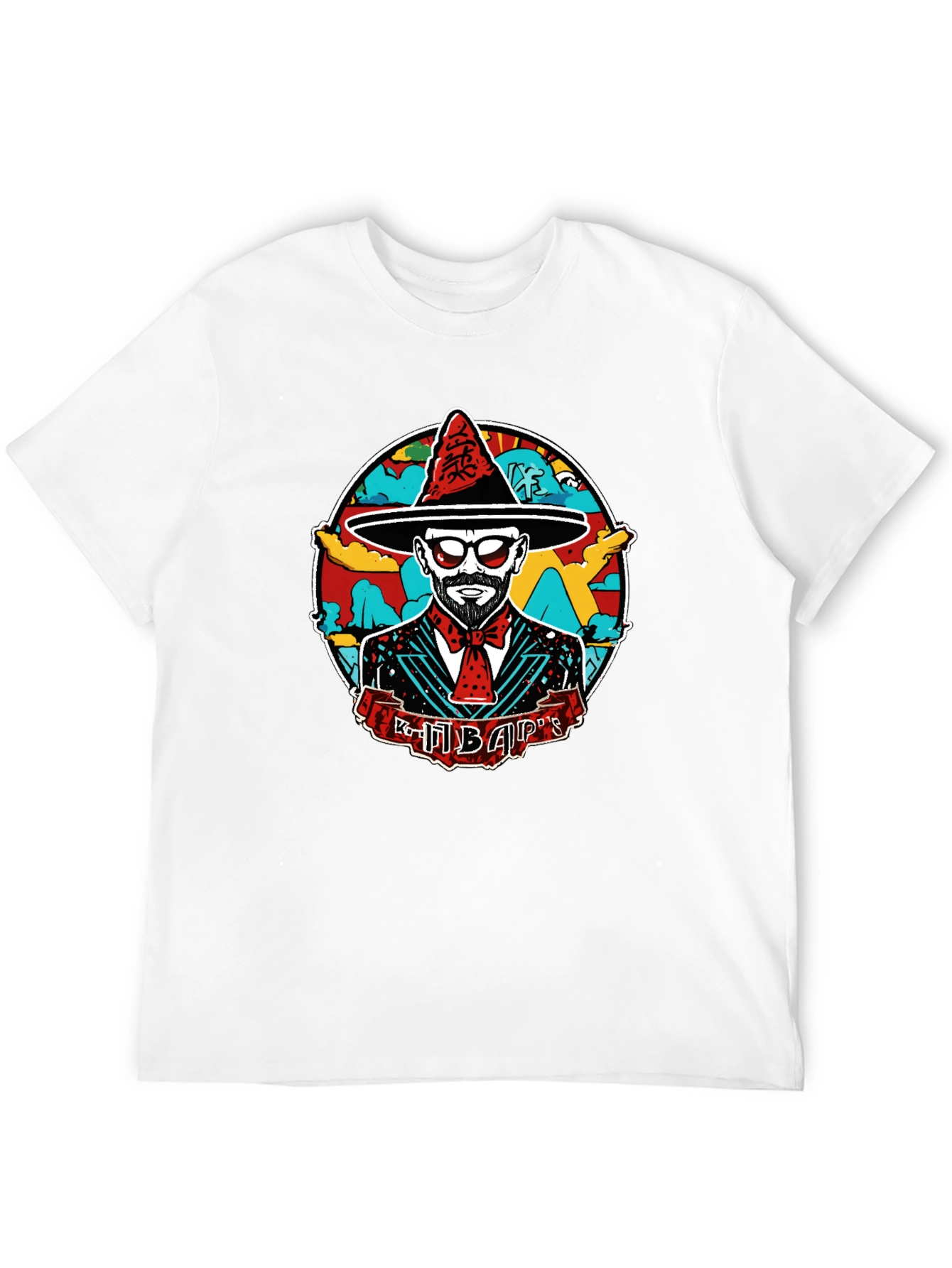 Hipster Mariachi T-Shirt Cool Novelty Graphic Tee
