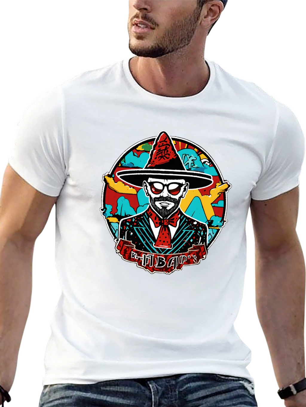 Hipster Mariachi T-Shirt Cool Novelty Graphic Tee
