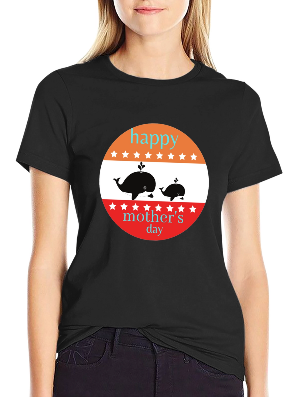 Happy Mothers Day Whale T-Shirt