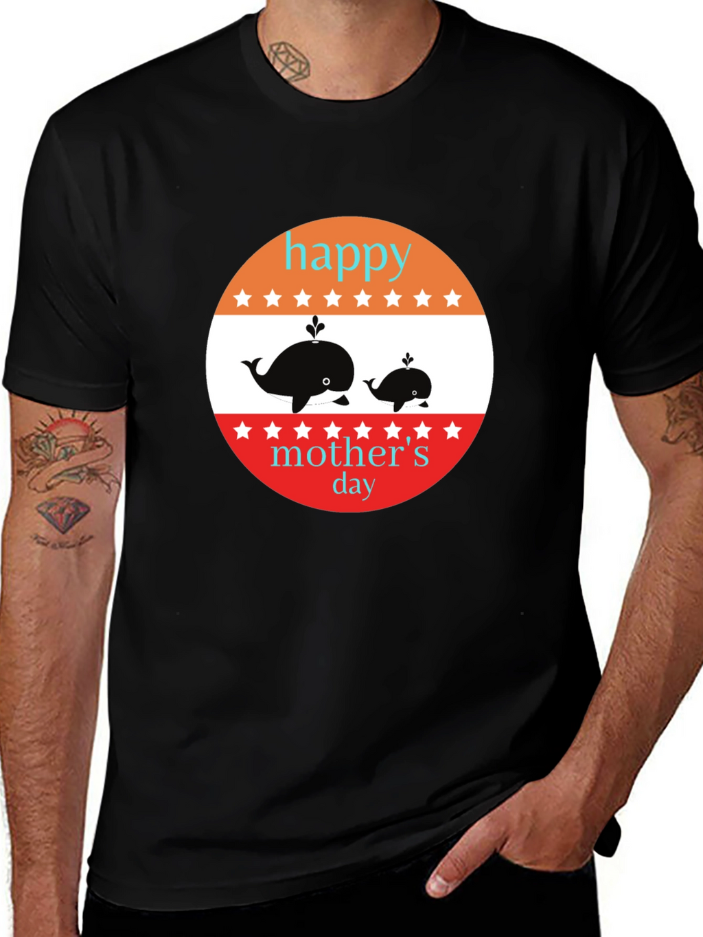 Happy Mothers Day Whale T-Shirt