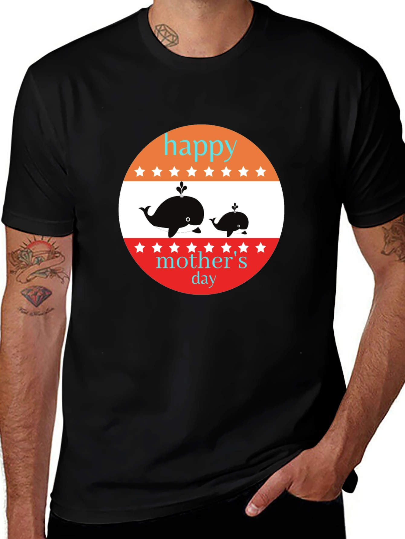 Happy Mothers Day Whale T-Shirt