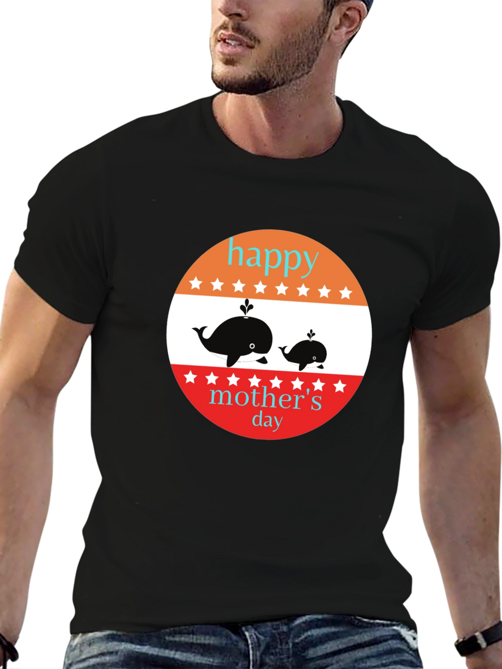 Happy Mothers Day Whale T-Shirt