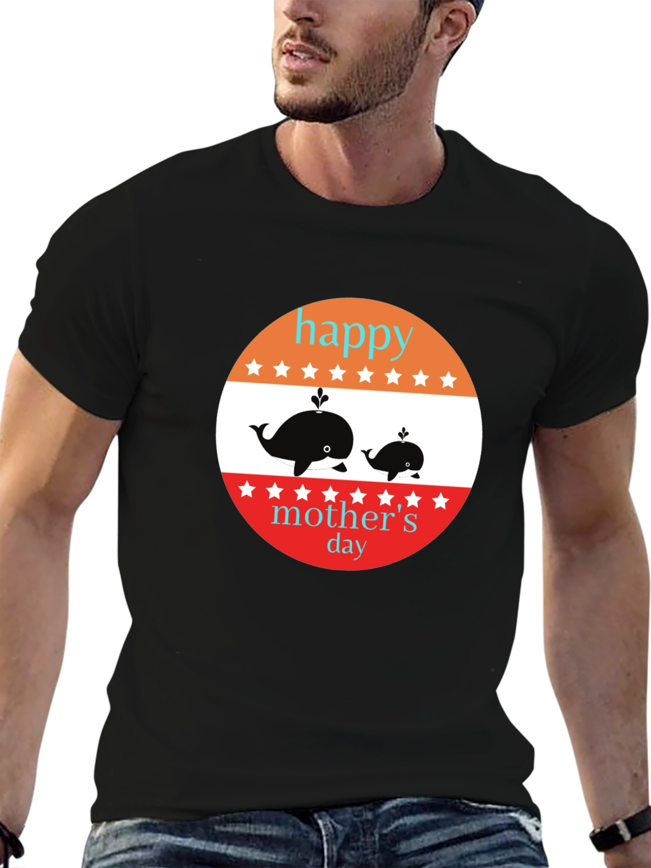 Happy Mothers Day Whale T-Shirt