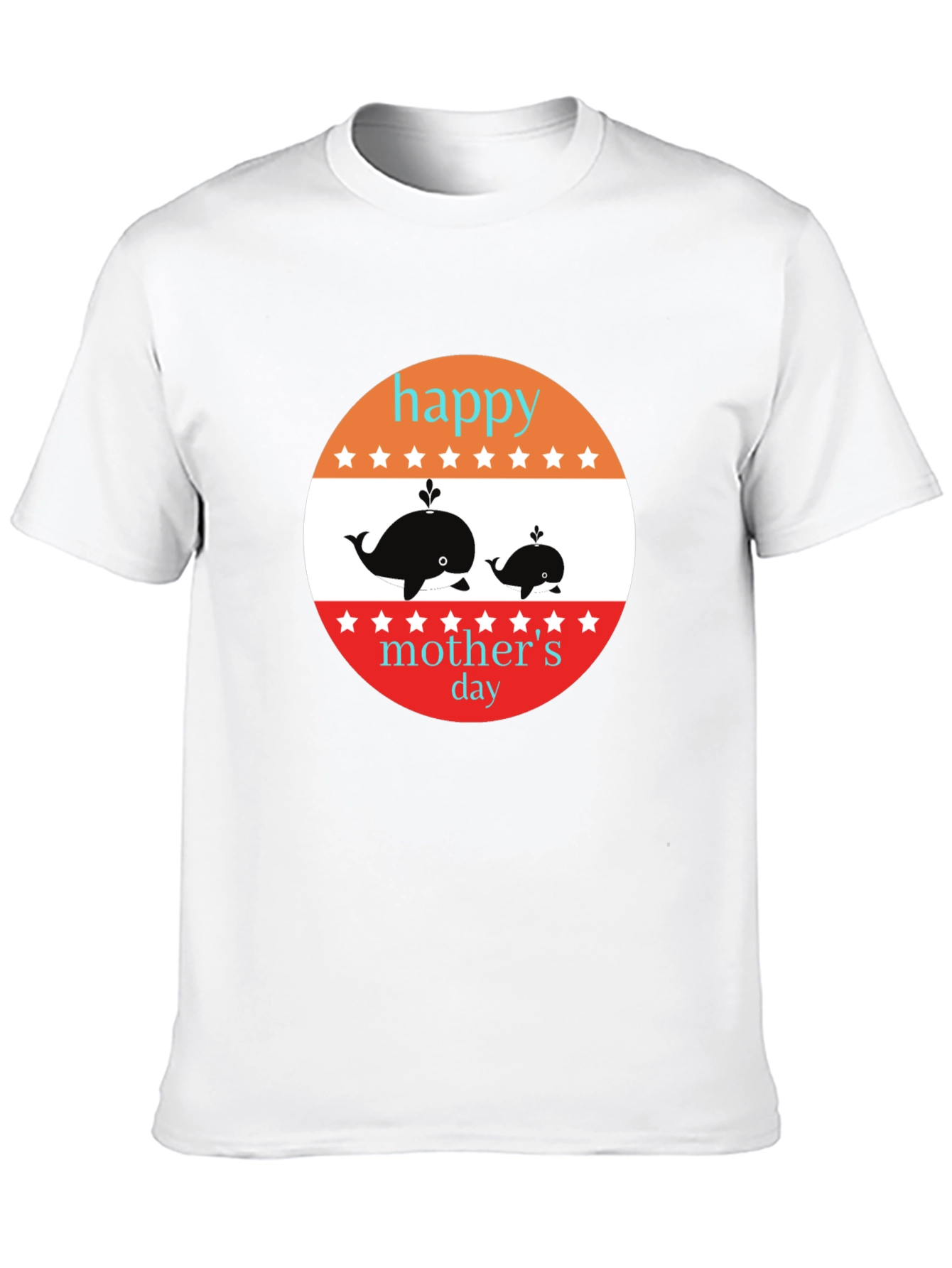 Happy Mothers Day Whale T-Shirt