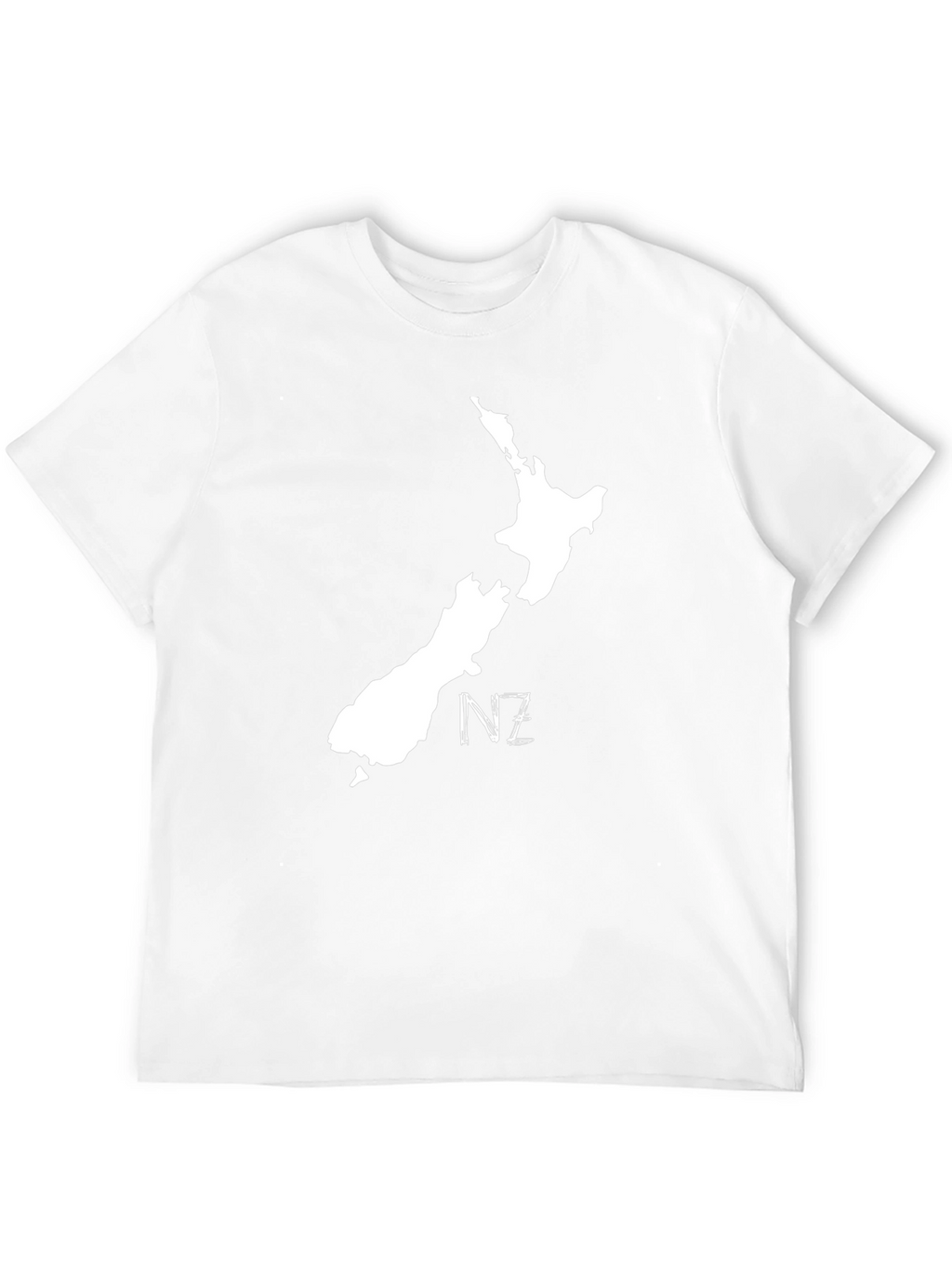 New Zealand Map Tee - Black NZ Pride Shirt